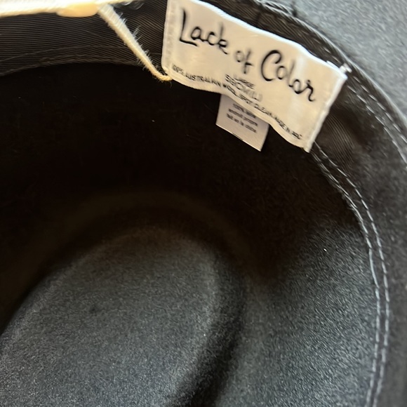 Lack of Color Black Hat - Picture 5 of 7